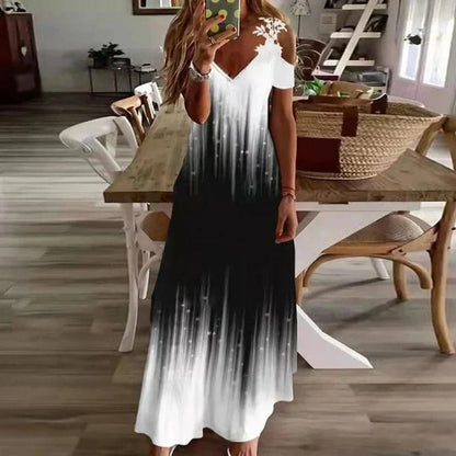 Candice – Printed Maxi Dress
