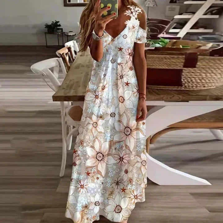 Candice – Printed Maxi Dress