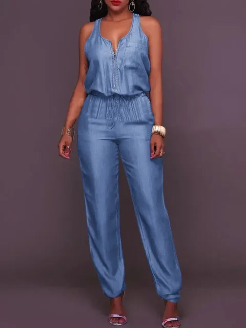 Carmen - Denim Jumpsuit