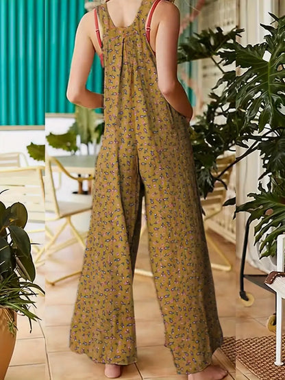 Tonya - Floral Wide Leg Jumpsuit