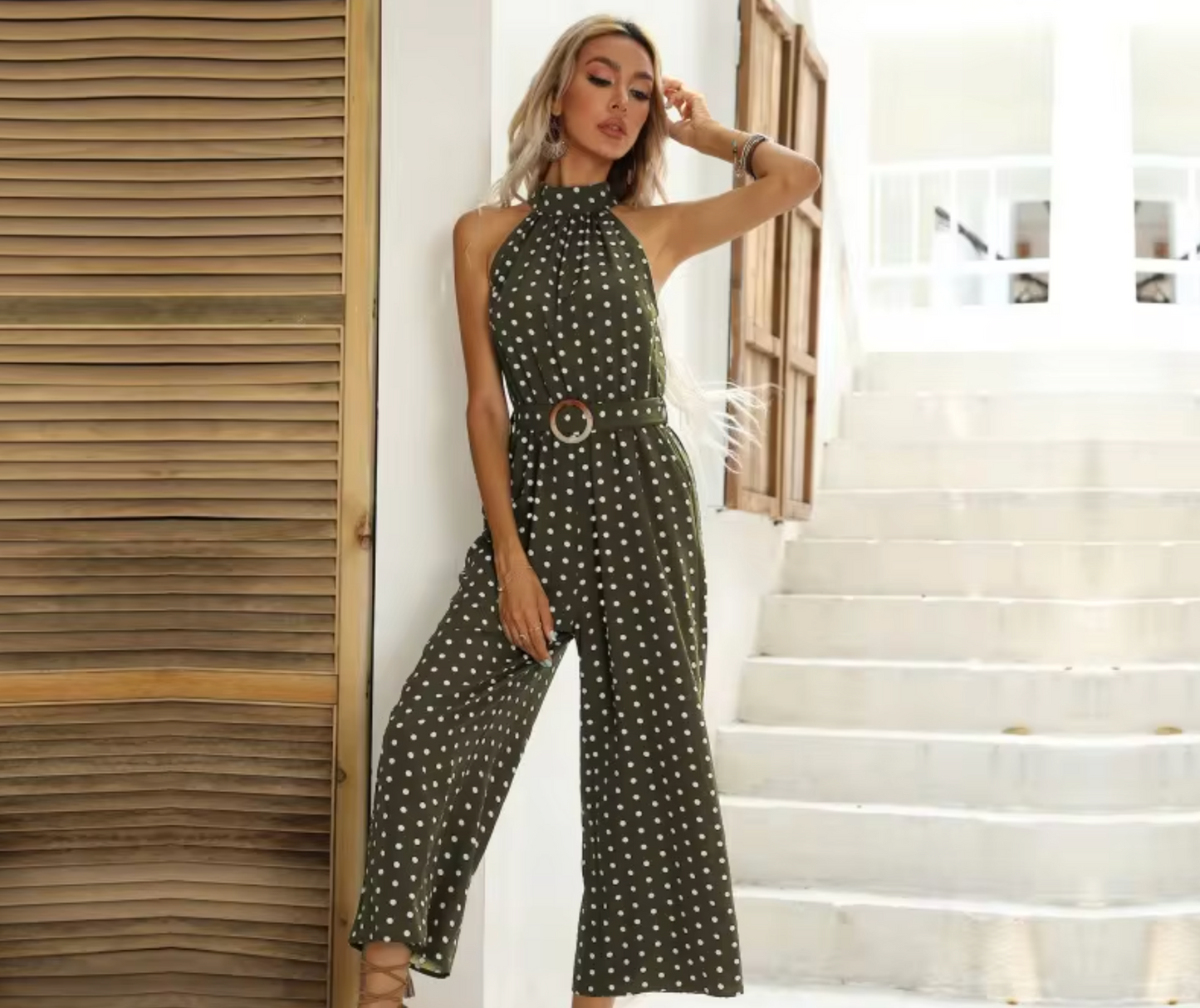 Anselma – Stylish Polka Dot Jumpsuit