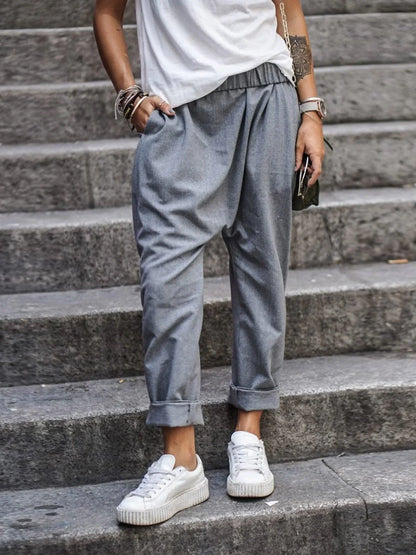 Zora - Casual linen trousers