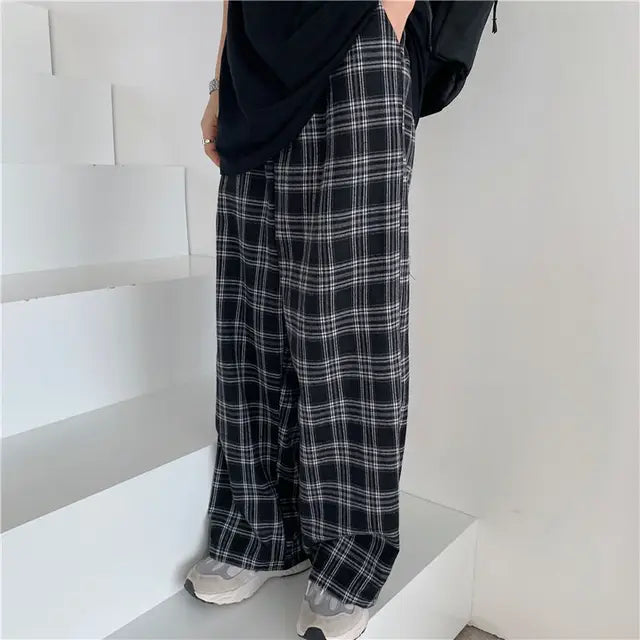 Lilibeth - Plaid Wide Leg Pants