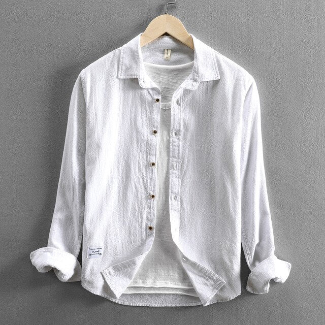 JACKSON - 100% Cotton Plain Shirt