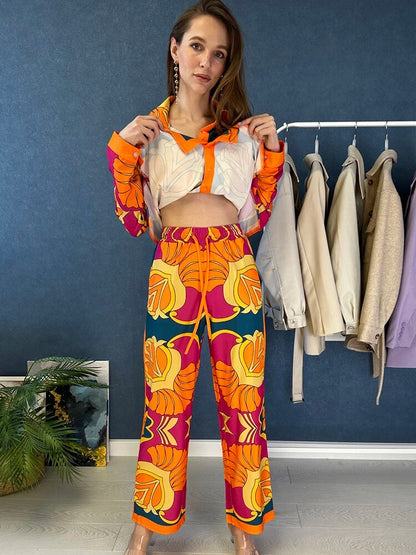 JON - 2-piece set with unique print