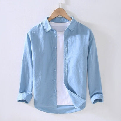 Maks - Cotton and linen summer shirt