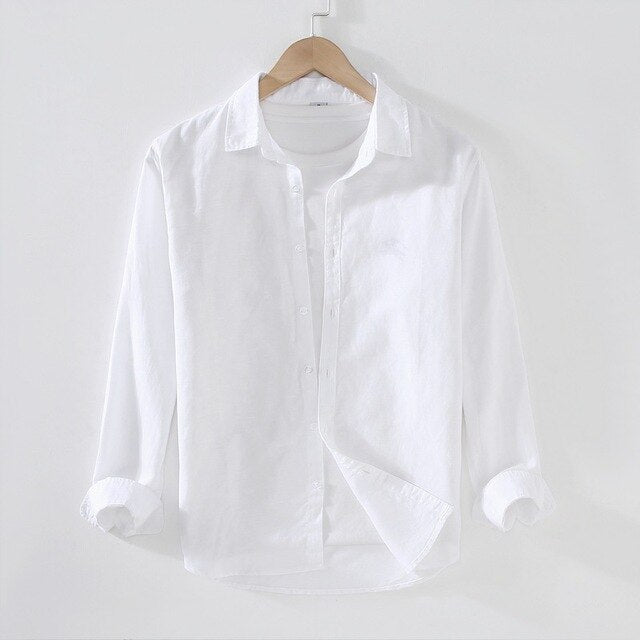 Maks - Cotton and linen summer shirt