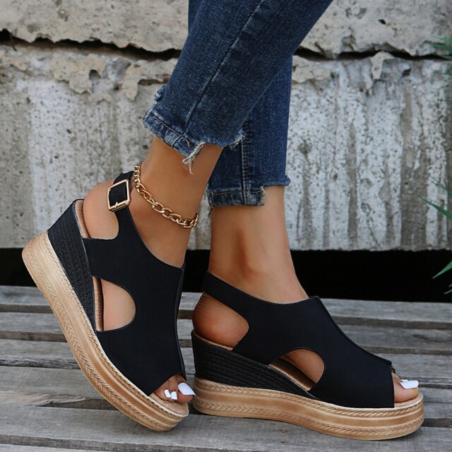 Jill - Orthopedic wedge sandals for summer