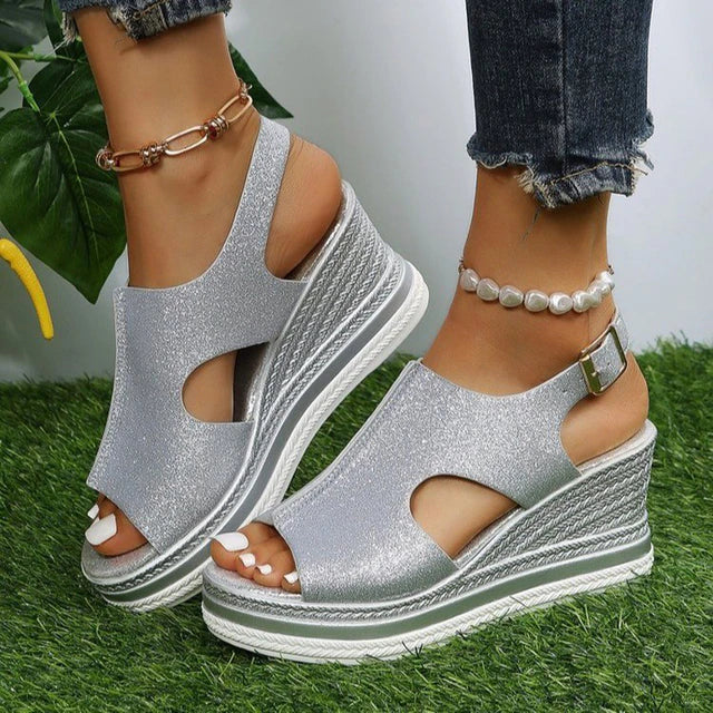 Jill - Orthopedic wedge sandals for summer