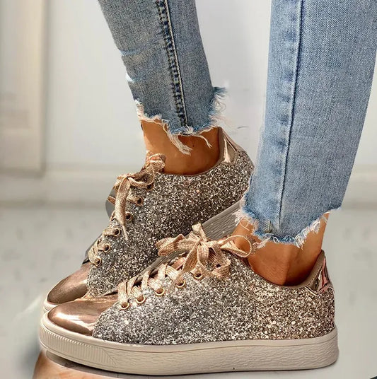 Aria - luxury casual glitter ladies shoe