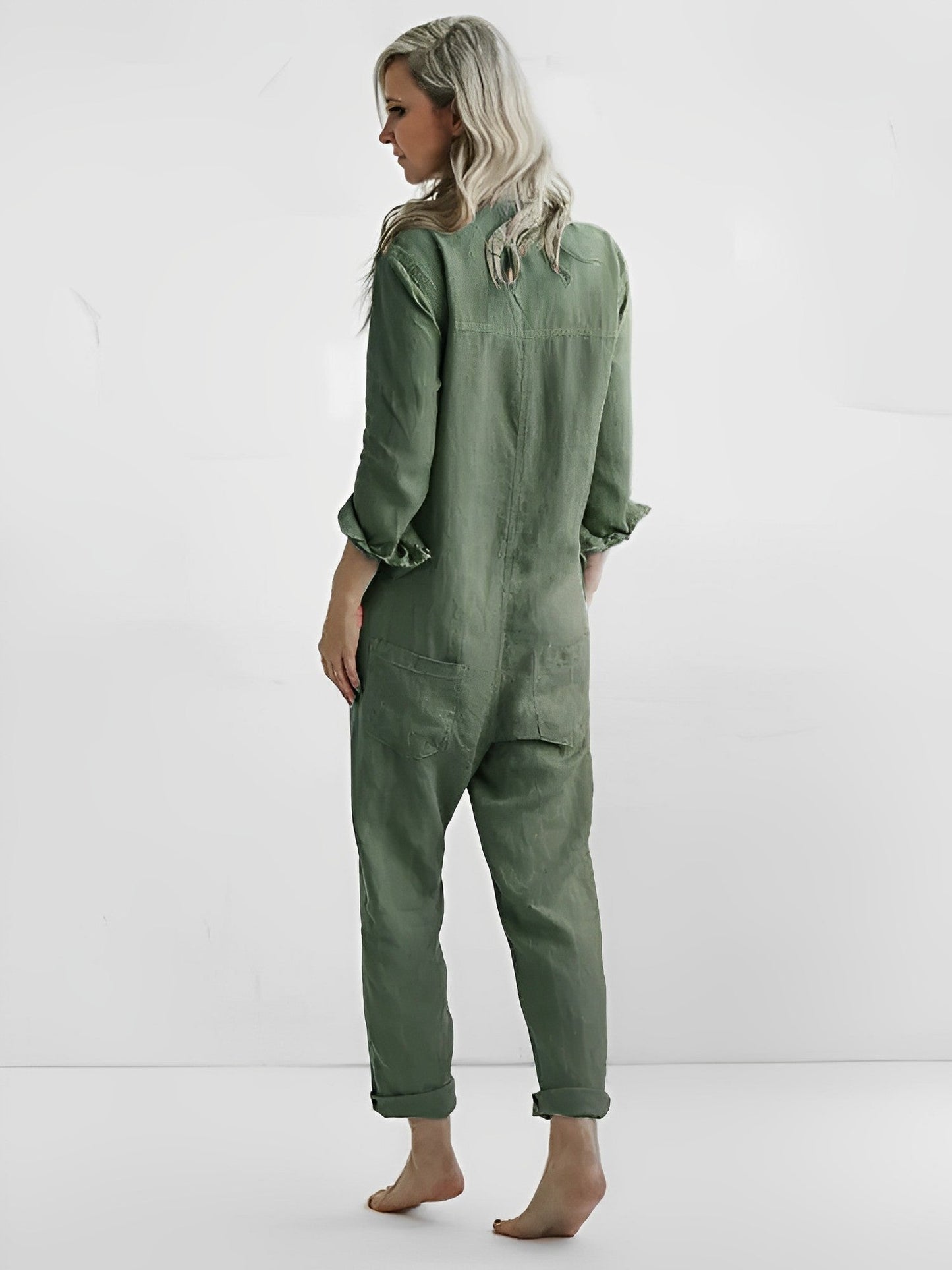 KAJSA - Stylish green jumpsuit