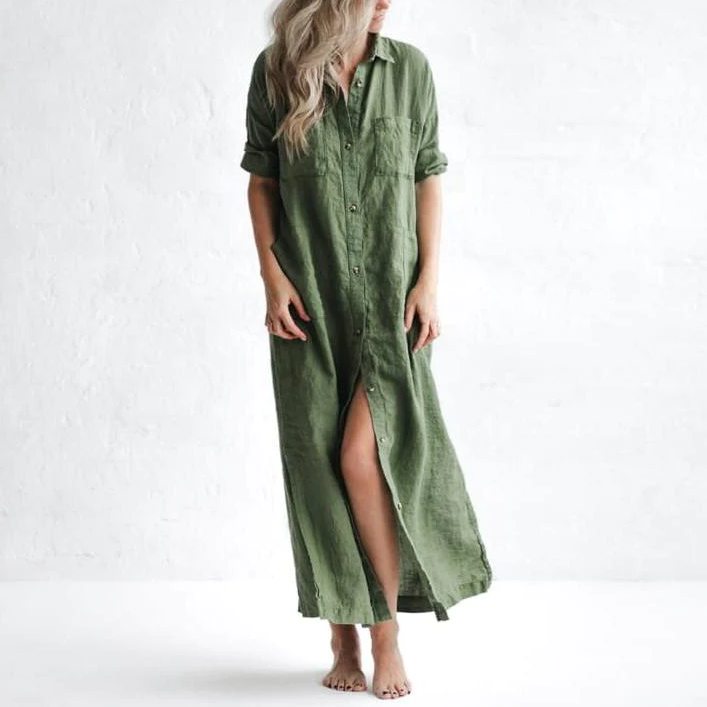 ELVA - Stylish green dress