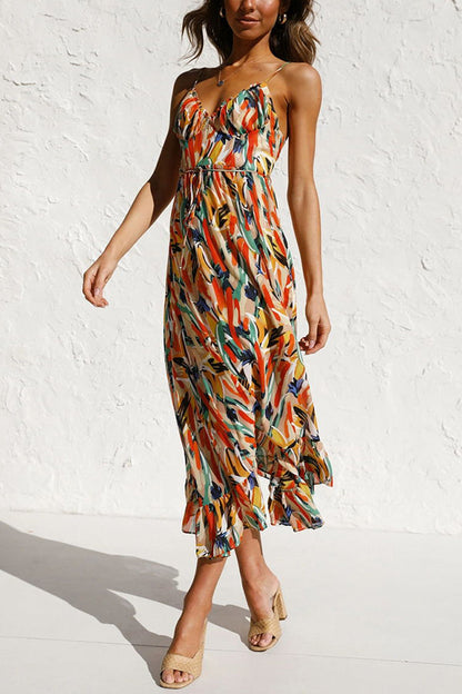 CICIE - Multicoloured Midi Dress