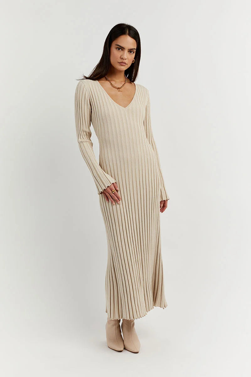 Carilyn - Midi dress with long sleeves