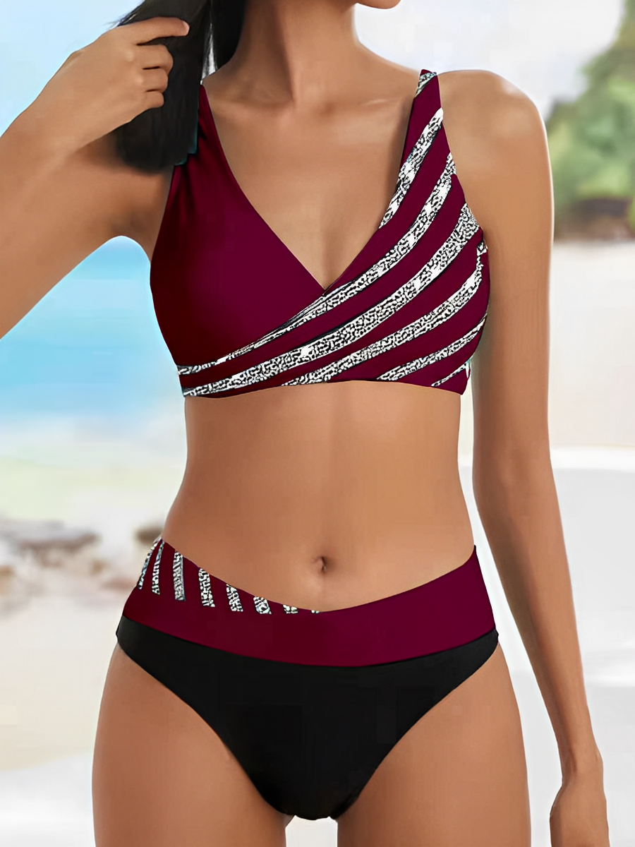 MILLE - Luxurious striped summer bikini