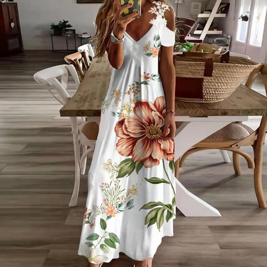 SELMA - Elegant, stylish floral dress