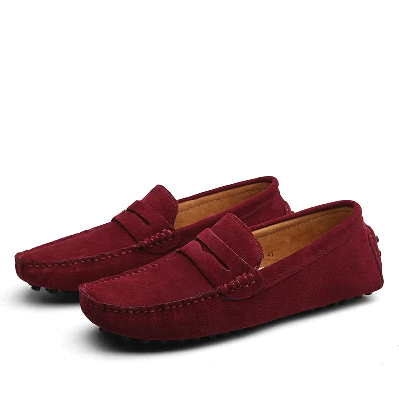 HUGO - Italian style suede loafers