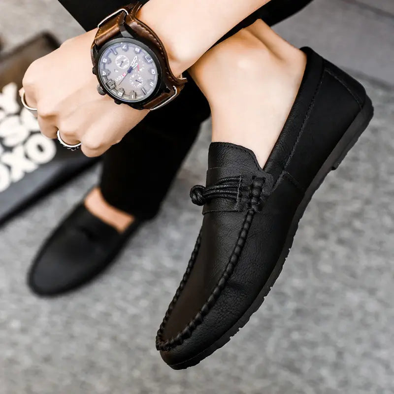 Leandro - Loafers with round toe