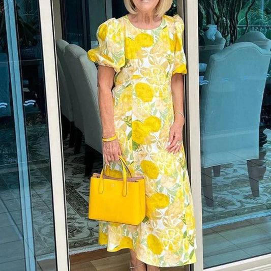 Janny - Stylish yellow dress