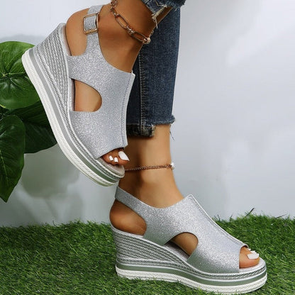 Jill - Orthopedic wedge sandals for summer