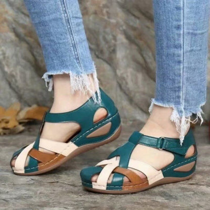 Larah - Orthopedic comfort wedge sandals