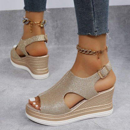 Jill - Orthopedic wedge sandals for summer