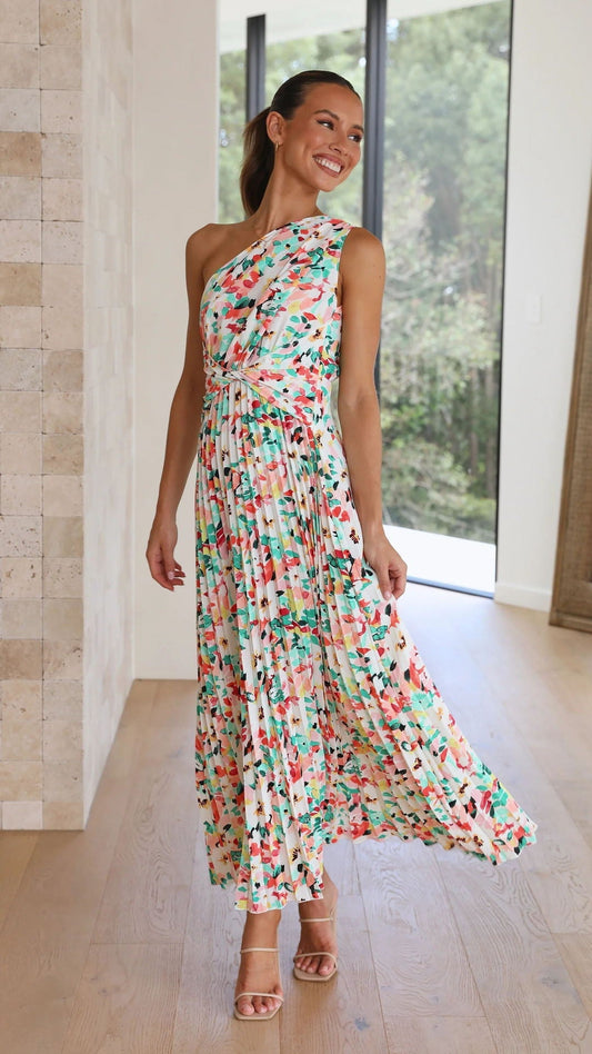 Antonia - Elegant One-Shoulder Dress