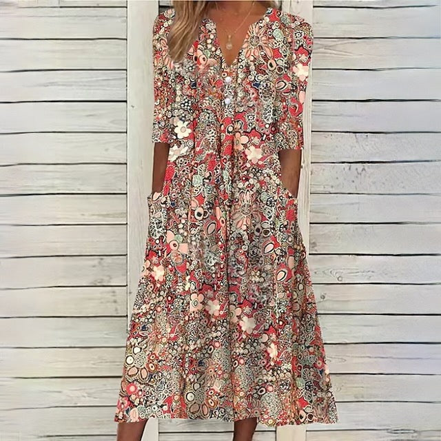 JANA - Flower dress